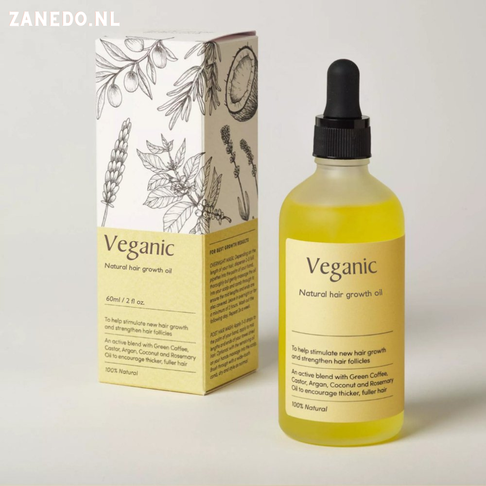 Natural Hair Growth Oil - Veganisk Zanedo